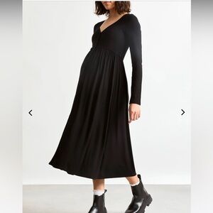 Hatch Softest Rib Nursing Dress
